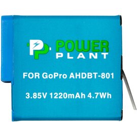Изображение  PowerPlant для GoPro AHDBT-801 1220mAh (CB970377)