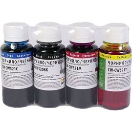 Изображение  Чернило для принтера ColorWay Canon PG-510/CLI-521 BK/С/M/Y - CW-CW520/CW521SET01
