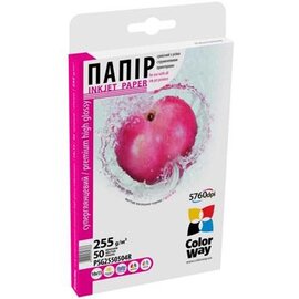 Изображение  Бумага ColorWay 255г/м, PSG255-50 - PSG2550504R