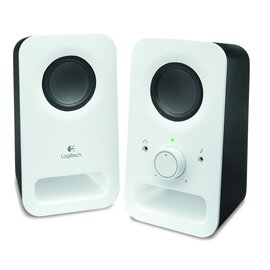 Зображення  Акустична система 2.0 Logitech Z-150 White &mdash; 980-000815