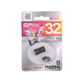 Зображення  Накопичувач USB Silicon Power Touch T01 Silver 32GB USB 2.0 - SP032GBUF2T01V1K