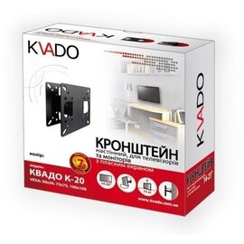 Зображення  Кріплення телевізора на стіну Квадо K-20
