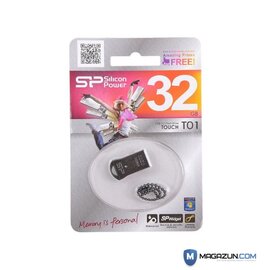 Зображення 2 Накопичувач USB Silicon Power Touch T01 Silver 32GB USB 2.0 - SP032GBUF2T01V1K