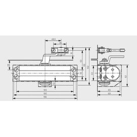 Зображення 4 Дотягувач Dorma TS 77 EN 2 Silver верхній, Колір корпусу: сріблястий