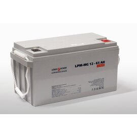 Изображение  Мультигелевый аккумулятор LogicPower LPM-MG 12V 65AH, Емкость (Ач): 65 Ач