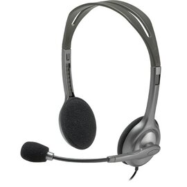Зображення  Навушники Logitech H111 Stereo &mdash; 981-000593 поворотна