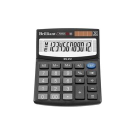 Изображение  Калькулятор Brilliant BS-212 настольный настольный