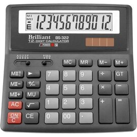 Изображение  Калькулятор Brilliant BS-322 12-разрядный