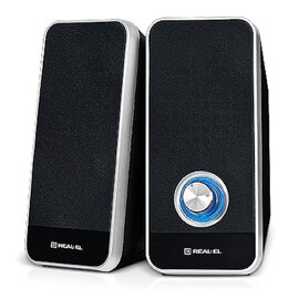Зображення  Акустична система 2.0 REAL-EL S-80 Black &mdash; EL121100005