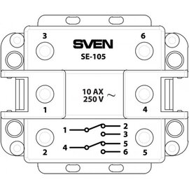 Зображення 4 Вимикач Sven Home SE-105 — 07100082 без підсвітки