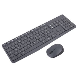 Зображення 2 Комплект мишка + клавіатура Logitech MK235 USB Black &mdash; 920-007948