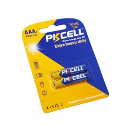 Зображення  Батарейка Pkcell 1.5V AAA/R03, 2 шт. (блистер)