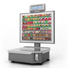 Изображение  Торговые весы Штрих-М V. C до 15 кг со стойкой