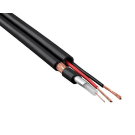 Фото коаксиального кабеля EuroSat 3C-2V (0,5Сu/48x0,12CCA) + 2x0.51 Cu Black 100m