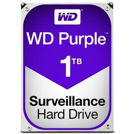Фото жесткого диска Western Digital Purple 1TB 64МB 3.5 SATA III — WD10PURZ