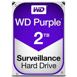 Фото жесткого диска Western Digital Purple 2TB 64МB 3.5 SATA III — WD20PURZ