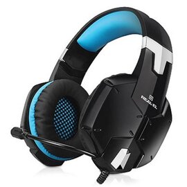 Зображення  Навушники REAL-EL GDX-7500 Black/Blue &mdash; EL124100015