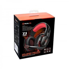 Зображення 2 Навушники REAL-EL GDX-8000 Black/Red UAH &mdash; EL124100017
