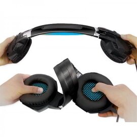 Зображення 3 Навушники REAL-EL GDX-7500 Black/Blue &mdash; EL124100015
