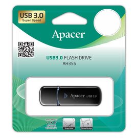 Зображення 4 USB флешка Apacer AH355 32GB USB 3.0 Black &mdash; AP32GAH355B-1