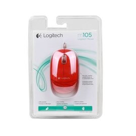 Зображення 3 Миша Logitech M105 Corded Red