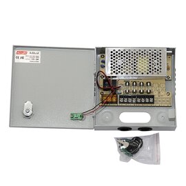 Зображення  Блок живлення для камер Sompom 12V-5A/4CH металевий