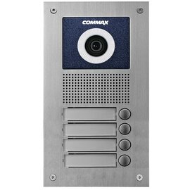 Изображение  Панель вызова Commax DRC-4UC под врезной монтаж, Количество абонентов: 4 абонента
