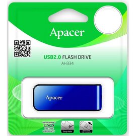 Зображення 6 Накопичувач USB Apacer AH334 USB 2.0 32Gb Blue - AP32GAH334U-1
