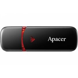 Изображение  Накопитель USB Apacer AH333 USB 2.0 32Gb Black - AP32GAH333B-1