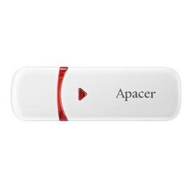 Изображение  Накопитель USB Apacer AH333 USB 2.0 64Gb White - AP64GAH333W-1