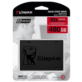 Изображение 5 Накопитель SSD Kingston Now A400 480GB 2.5 SATA III TLC &mdash; SA400S37/480G, Емкость накопителя: 480 ГБ