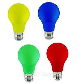 Зображення  LED лампочка Horoz Electric Spectra 3W E27 38Lm Blue на 24 Вт