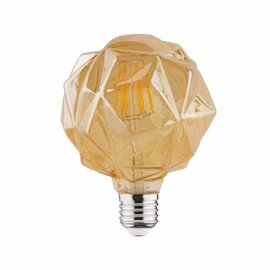 Зображення  Світлодіодна лампочка Horoz Electric Filament Rustic Crystal-4 4W Е27 2200К&nbsp;360Lm з цоколем E27