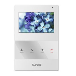 Изображение  Домофон Slinex SQ-04 White на 4.3 дюйма, Цвет корпуса: белый