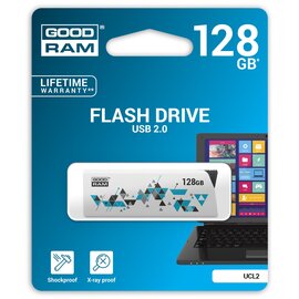 Зображення 5 Накопичувач USB GoodRAM UCL2 White 128GB USB 2.0 - UCL2-1280W0R11
