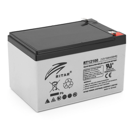 Изображение  Свинцово-кислотный аккумулятор Ritar RT12100S, 12V 10.0Ah