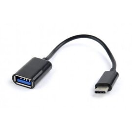 Зображення  Кабель Cablexpert USB2.0&nbsp;- USB Type-C, 0.2 м, black &mdash; A-OTG-CMAF2-01