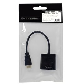 Зображення 3 Адаптер STLab HDMI-VGA 0.15м Black &mdash; U-990 Pro BTC