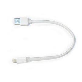 Зображення  Кабель ColorWay USB-Lihgtning, 0.25м White &mdash; CW-CBUM-LM25W