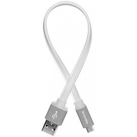Зображення  Кабель ColorWay USB-USB Type-C, 0.25м White &mdash; CW-CBUC001-WH