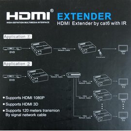 Зображення 4 Подовжувач Atcom HDMI-Ethernet, до 120м &mdash; 14157 під вита пара кабель