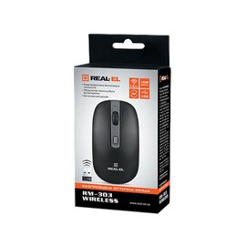 Зображення 6 Миша REAL-EL RM-301 Wireless Black