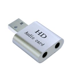 Зображення  Звукова карта Dynamode USB-Sound7-Alu Silver