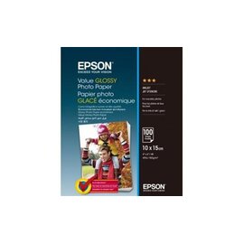 Изображение  Бумага Epson Value Glossy Photo Paper 183г/м2 10х15см 100л - C13S400039