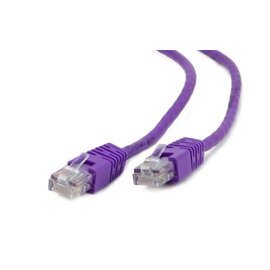 Зображення  Патч-корд кручена пара Cablexpert PP12-0.5M/V UTP Cat.5e (0.5 м) violet