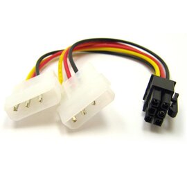 Изображение  Кабель питания Atcom 6pin-2molex (Video power) &mdash; 16185