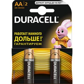 Зображення  Батарейка Duracell Basic AA/LR06 BL 2шт - 81545393