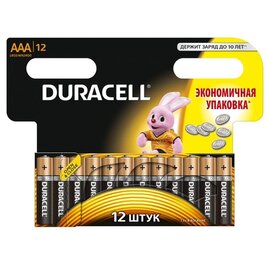 Зображення  Батарейка Duracell Basic AAA/LR03 BL 12шт - 81545432