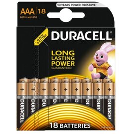 Зображення  Батарейка Duracell Basic AAA/LR03 BL 18шт - 81546741/5002779