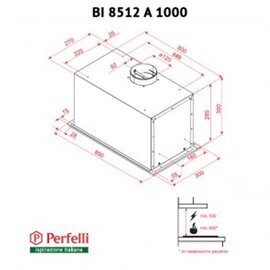Зображення 5 Витяжка Perfelli BI 8522 A 1000 I LED